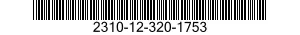 2310-12-320-1753 AUTOMOBILE,SEDAN 2310123201753 123201753