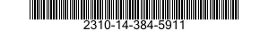 2310-14-384-5911 AUTOMOBILE,SEDAN 2310143845911 143845911