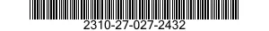 2310-27-027-2432 AUTOMOBILE,SEDAN 2310270272432 270272432