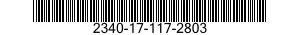 2340-17-117-2803 MOTORCYCLE 2340171172803 171172803