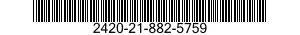 2420-21-882-5759 TRACTOR,WHEELED,INDUSTRIAL 2420218825759 218825759
