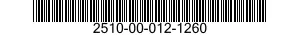 2510-00-012-1260  2510000121260 000121260