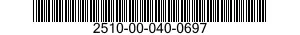 2510-00-040-0697  2510000400697 000400697