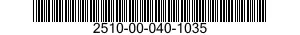 2510-00-040-1035  2510000401035 000401035