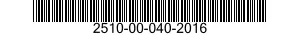 2510-00-040-2016  2510000402016 000402016