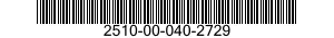 2510-00-040-2729  2510000402729 000402729