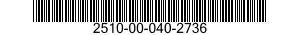 2510-00-040-2736  2510000402736 000402736