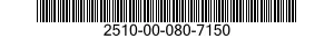 2510-00-080-7150 SHOCK ABSORBER,DIRECT ACTION 2510000807150 000807150