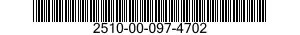 2510-00-097-4702  2510000974702 000974702