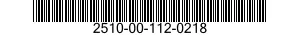 2510-00-112-0218 PLATE 2510001120218 001120218