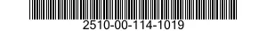 2510-00-114-1019  2510001141019 001141019