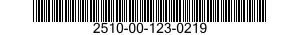 2510-00-123-0219  2510001230219 001230219