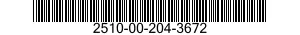 2510-00-204-3672  2510002043672 002043672