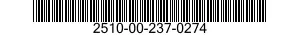 2510-00-237-0274  2510002370274 002370274