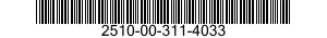 2510-00-311-4033  2510003114033 003114033