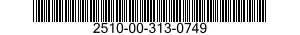 2510-00-313-0749  2510003130749 003130749
