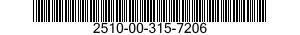 2510-00-315-7206  2510003157206 003157206