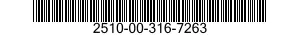 2510-00-316-7263  2510003167263 003167263