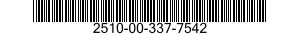 2510-00-337-7542  2510003377542 003377542