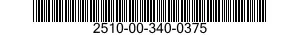 2510-00-340-0375  2510003400375 003400375