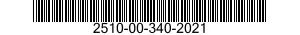 2510-00-340-2021  2510003402021 003402021