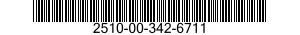 2510-00-342-6711 HANDLE,DOOR 2510003426711 003426711