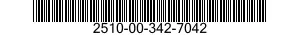 2510-00-342-7042  2510003427042 003427042