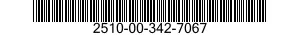 2510-00-342-7067  2510003427067 003427067