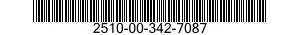 2510-00-342-7087  2510003427087 003427087