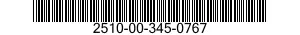 2510-00-345-0767  2510003450767 003450767