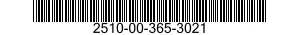 2510-00-365-3021  2510003653021 003653021