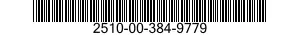 2510-00-384-9779  2510003849779 003849779