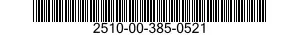 2510-00-385-0521  2510003850521 003850521