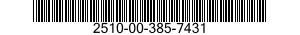 2510-00-385-7431  2510003857431 003857431