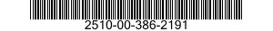 2510-00-386-2191  2510003862191 003862191