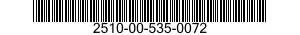 2510-00-535-0072  2510005350072 005350072
