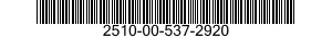 2510-00-537-2920  2510005372920 005372920