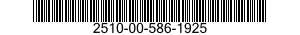 2510-00-586-1925  2510005861925 005861925