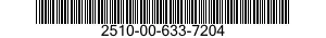 2510-00-633-7204  2510006337204 006337204