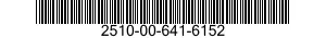2510-00-641-6152  2510006416152 006416152