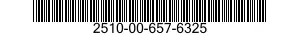 2510-00-657-6325  2510006576325 006576325