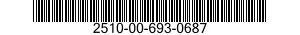 2510-00-693-0687  2510006930687 006930687