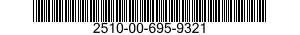 2510-00-695-9321  2510006959321 006959321