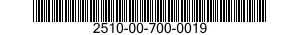 2510-00-700-0019  2510007000019 007000019