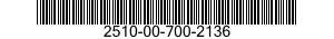 2510-00-700-2136  2510007002136 007002136