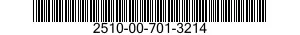 2510-00-701-3214  2510007013214 007013214