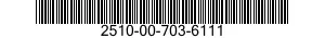2510-00-703-6111  2510007036111 007036111
