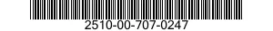 2510-00-707-0247  2510007070247 007070247