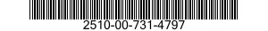 2510-00-731-4797  2510007314797 007314797
