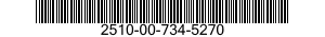 2510-00-734-5270  2510007345270 007345270